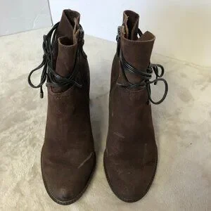 Franco Sarto Shoes Franco Sarto Edaline Brown Ankle Booties Size 7 Poshmark